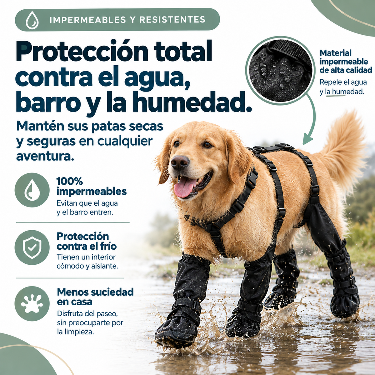 Botas para patas limpias